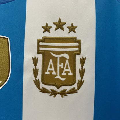 Maillot Argentine Domicile Bleu et Blanc 24/25