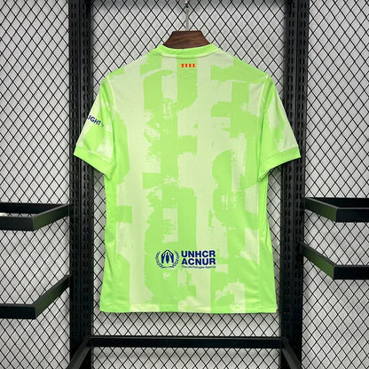 Maillot Barcelone Third Vert et Bleu 24/25