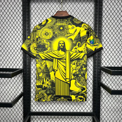 Maillot Brésil Christ Concept Jaune 24/25