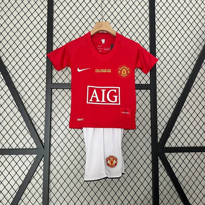 PACK ENFANT RÉTRO MANCHESTER UNITED 2008
