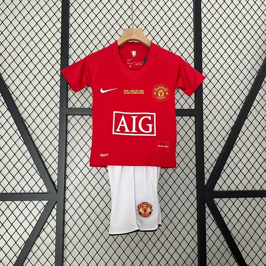 PACK ENFANT RÉTRO MANCHESTER UNITED 2008