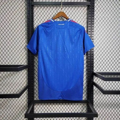 Maillot Italie Domicile Bleu et Blanc 24/25